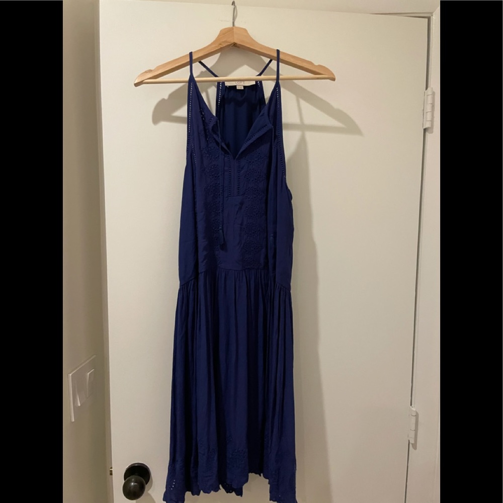 LOFT blue dress
